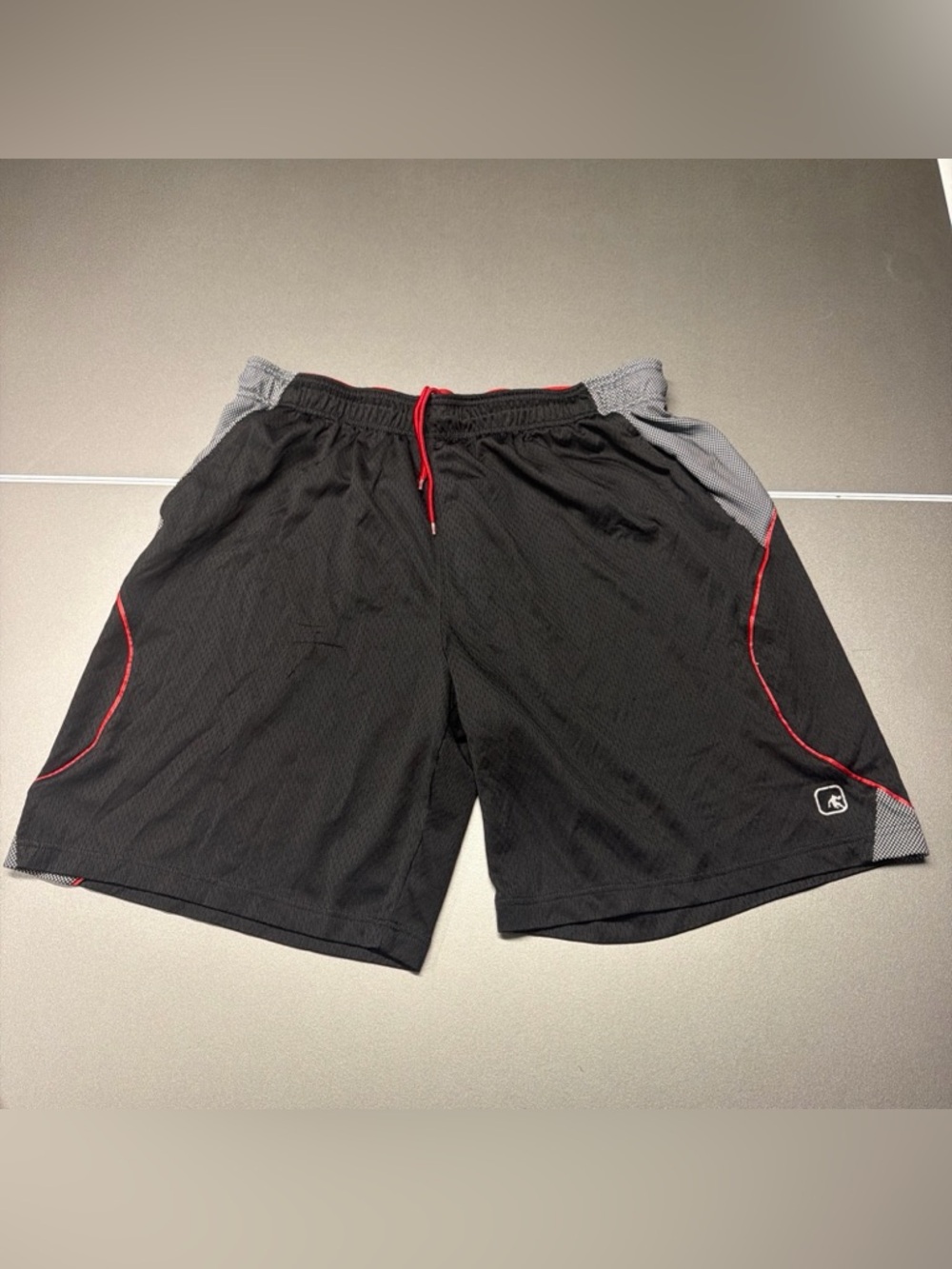 AND1 Men's Basketball Shorts Black SZ 2XL‎ Pull On Stretch Lightweight